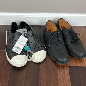 NWT/EUC boys size 3 shoe bundle
